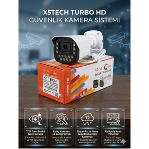 YT- 4015-IP Poeli Sesli 4Mp Warm Led 3,6mm Kamera